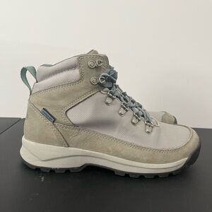 Danner Women's Lace Up Boots - Gray and Cream